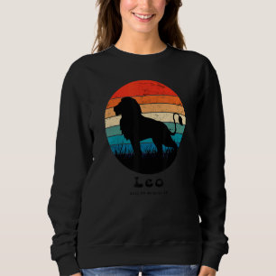 Sweatshirt Lion Lion Symbole du zodiaque et horoscope Astrolo