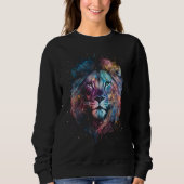 Sweatshirt Lion Nebular - Graffiti Neon Enk Splash (Devant)