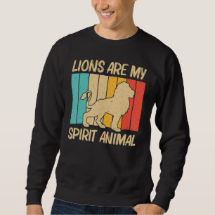 Sweatshirt Lion pour hommes femmes safari africain zoo animal