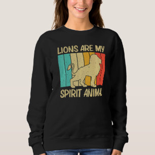 Sweatshirt Lion pour hommes femmes safari africain zoo animal
