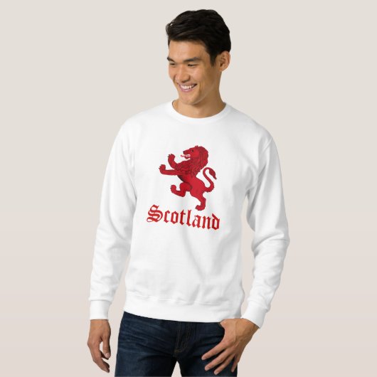 Sweatshirt Lion rampant d'Écosse (Devant entier)