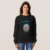 Sweatshirt Lion Vibes cool (Devant entier)