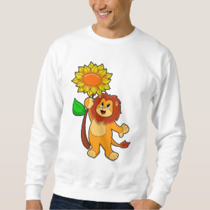 Sweatshirt Lion with Flower