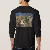 Sweatshirt Lioness resting (Dos)