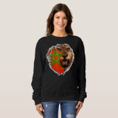 Sweatshirt Lions Marocains De La Poitrine (Devant entier)