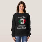 Sweatshirt Lips Mouth Love Mexican Flag Riviera Nayarite (Devant entier)