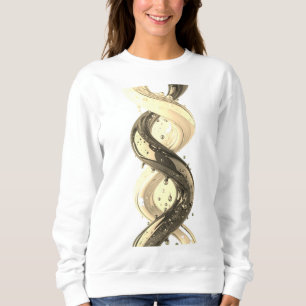 Sweatshirt Liquid Helix Continuum d'émeraude Alchimie du mouv