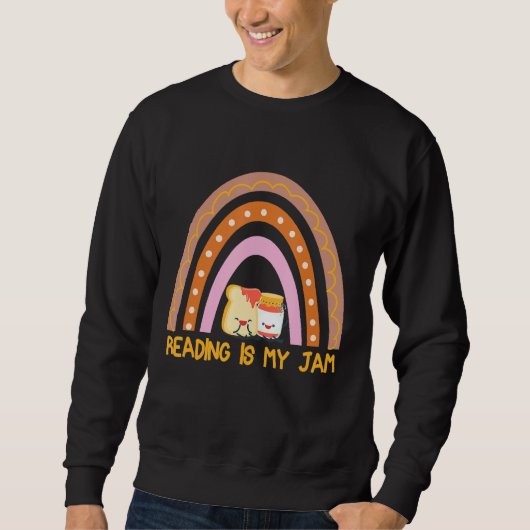 Sweatshirt Lire Est Ma Citation Jam Lire Professeur Rainbow (Devant)