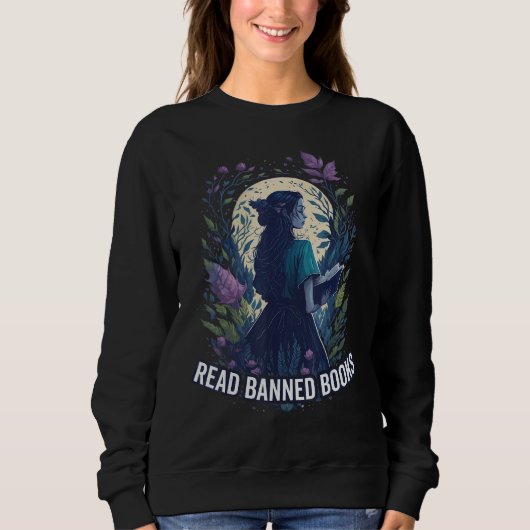 Sweatshirt Lire les livres interdits (Devant)