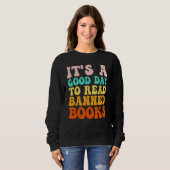 Sweatshirt Lire Livres Interdits Hommes Femmes Lecture Profes (Devant entier)