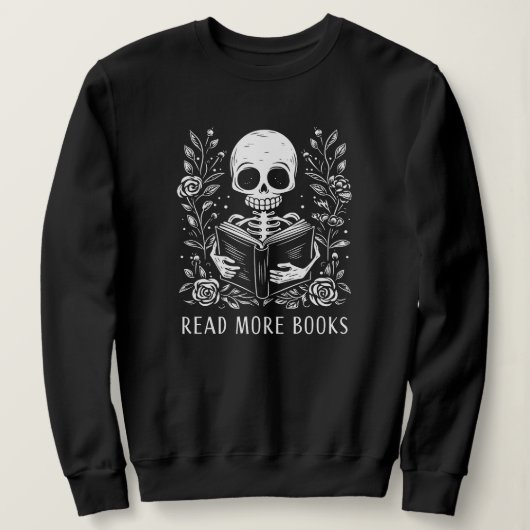 Sweatshirt Lire plus (Design devant)