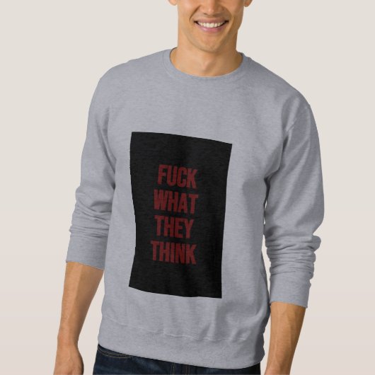 Sweatshirt Lisez le sweat, pas mon esprit (Devant)