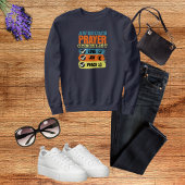 Sweatshirt Liste de prière géniale Foi