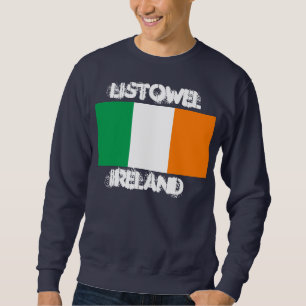 Sweatshirt Listowel, Irlande avec drapeau irlandais