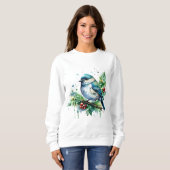 Sweatshirt Little Bird et Christmas Greens (Devant entier)