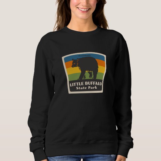 Sweatshirt Little Buffalo State Park Pennsylvania Bear PA Sou (Devant)