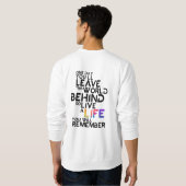 Sweatshirt live a life you will remember (Dos entier)