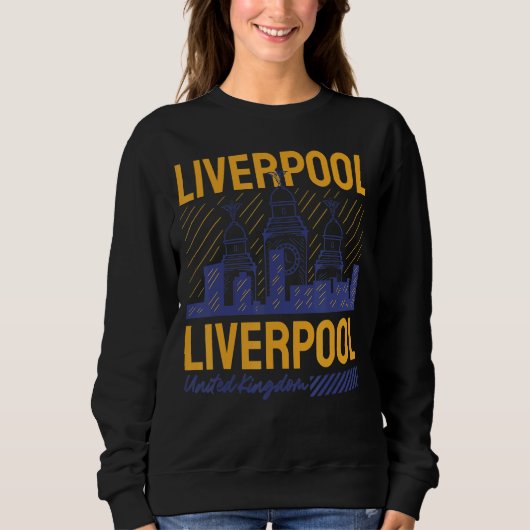 Sweatshirt Liverpool Royaume-Uni (Devant)
