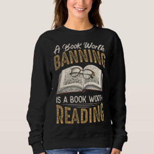 Sweatshirt Livre de la censure vintage Lecture Nerd J'ai lu I
