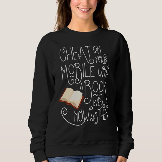 Sweatshirt Livre Et Vers De Livres (Devant)