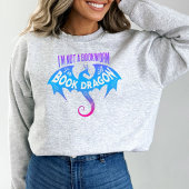 Sweatshirt Livre, Lecteur, Dragon, Lecteur