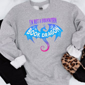 Sweatshirt Livre, Lecteur, Dragon, Lecteur