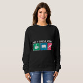 Sweatshirt Livres À Café Et Doberman (Devant entier)