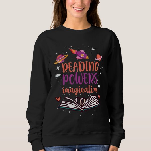 Sweatshirt Livres de lecture littéraire (Devant)
