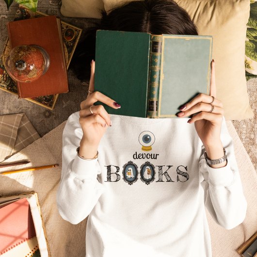 Sweatshirt Livres "Eye" Devour - Lecture Ghosts