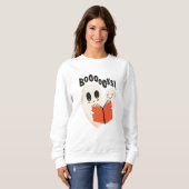 Sweatshirt Livres Halloween Ghosts Book (Devant entier)