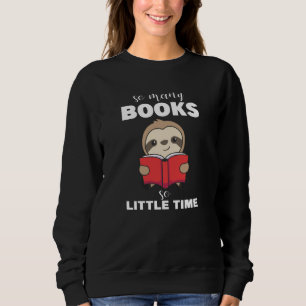 Sweatshirt Livres Sloth Lire Livre Bookworm Bookworm