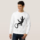 Sweatshirt Lizard Art Reptile Chemises Lizard Cade (Devant entier)