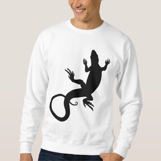 Sweatshirt Lizard Art Reptile Chemises Lizard Cade (Devant)