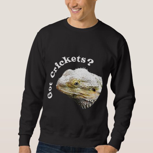 Sweatshirt Lizard de Dragon Arboré Crickets Reptile Pagone (Devant)