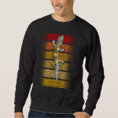 Sweatshirt Lizard Reptile Gecko Animal Leopard (Devant)