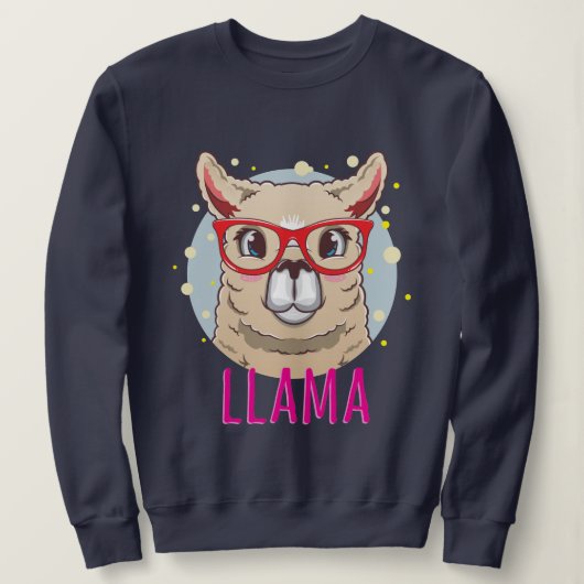Sweatshirt Llama (Design devant)