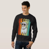 Sweatshirt Llama  Funny Cute Retro Style Alpaca Graphic Plus  (Devant entier)
