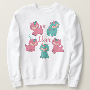 Sweatshirt Llama Love