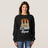 Sweatshirt Llama Squad Animal Cute Llamas Sayings (Devant entier)