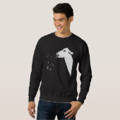 Sweatshirt Llamas Spit Cheeky Spitting Llama (Devant entier)