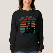 Sweatshirt Load Mode On Forklift Warehouse Clerk Forklifting (Devant)