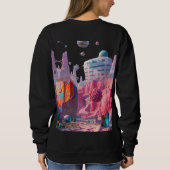 Sweatshirt L'Oasis Néon de Solara-7 (Dos)