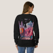 Sweatshirt L'Oasis Néon de Solara-7 (Dos entier)