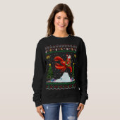 Sweatshirt Lobster Ugly Xmas Santa Riding Lobster (Devant entier)