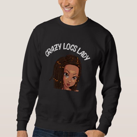 Sweatshirt Locaux Drôle Pour Femmes Mama Dreadlock Hairstyl (Devant)