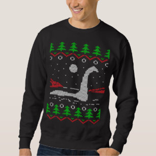 Sweatshirt Loch Ness Monster Ugly Christmas Jumper