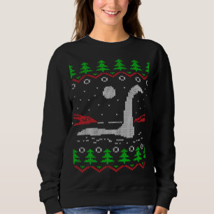 Sweatshirt Loch Ness Monster Ugly Christmas Jumper
