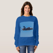 Sweatshirt Lockheed Martin F-35A Lightning II (Devant entier)