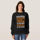 Sweatshirt Locksmith ne pas casser donner à l'outil de récupé (Devant entier)