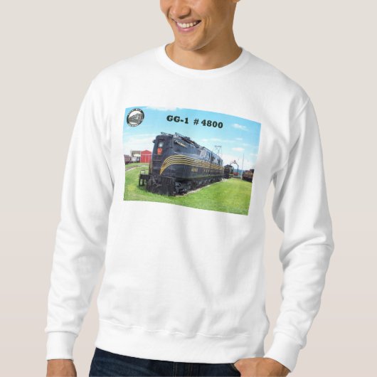 Sweatshirt Locomotive GG-1 #4800 -2- de chemin de fer de la (Devant)